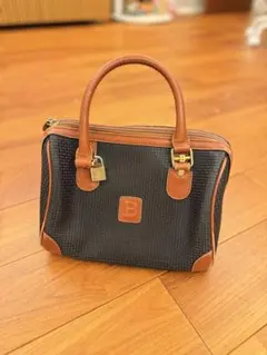 BALLY バリー ミニボストンバッグ ハンドバッグ 茶 ヴィンテージ