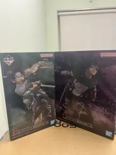 進撃の巨人一番くじ 〜地ならし〜 リヴァイ ハンジ 2体セット