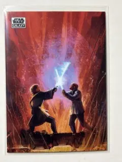 TOPPS2025STARWARS CHROME GALAXYアナキン対オビワン
