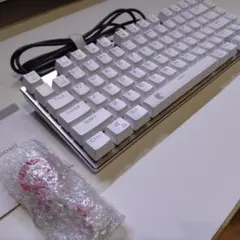 【美品】e元素ゲーミングキーボード 赤軸81キー