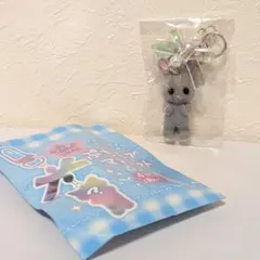 ぷちモフマスコット うさぎ グレーのサムネイル