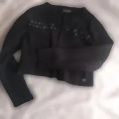 超美品☆pom ponetteポンポネットジュニア☆ 濃紺ジャケット☆発表会