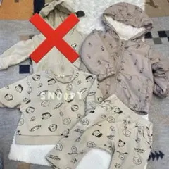 PEANUTS スヌーピー アウターなどのセット 90cm