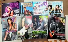 ジョージリンチ 表紙 記事 ヤングギター 8冊 DVD5枚セット QRコード動画