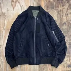DUFFER of ST.GEORGE ストライプボンバージャケット MA-1のサムネイル