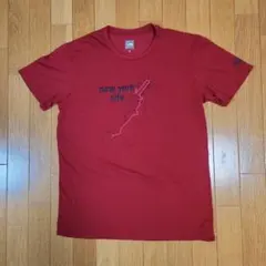 ザ・ノース・フェイス Tシャツ XL 赤 ニューヨーク市 メンズ NT81382