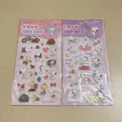 韓国限定　スヌーピー　ぷっくり　ステッカー　シール　正規品