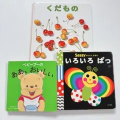 赤ちゃん ベビー 絵本 3冊セット くだもの いろいろぱっ ああおいしいのサムネイル