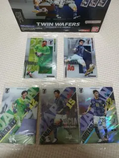 サッカー日本代表 ツインウエハース 5枚セット レアあり