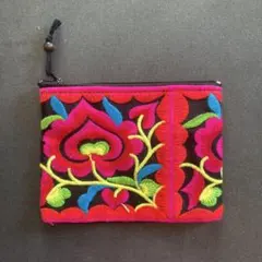 エスニック柄　ポーチ