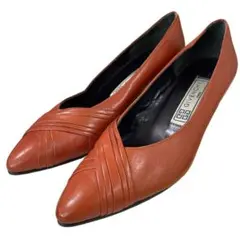 b552 GIVENCHY パンプス ブラウン メジャー採寸23㎝ 靴のサムネイル