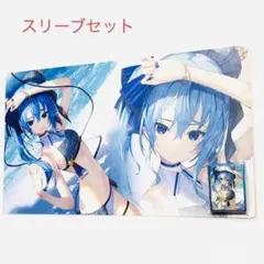 ホロライブ 雪花ラミィ ツインテラミィ スリーブ プレイマット 白詰草