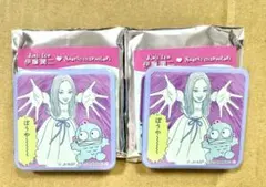 伊藤潤二×サンリオ　スクエア缶バッジ　富江　ハンギョドン　2点セット