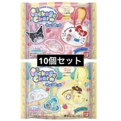 サンリオキャラクターズ パッケージチャーム&チョコボーロ　10個セット
