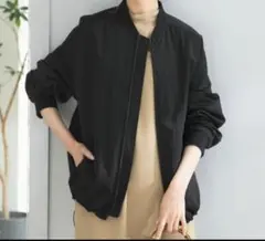 URBAN RESEARCH ROSSO コクーン MA-1 ブルゾン ブラック