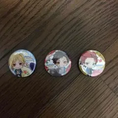 あんスタカフェ 缶バッジ 仁兎なずな 南雲鉄虎 鬼龍紅郎