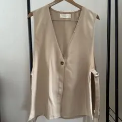 chocol raffine robe ベスト ベージュ