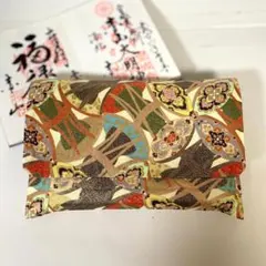 秋セール開催！！2冊用御朱印帳ケース★金鼓縁起模様♪