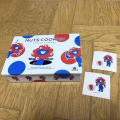 美品 ミャクミャク モロゾフナッツクッキー 空き缶 ステッカーセット