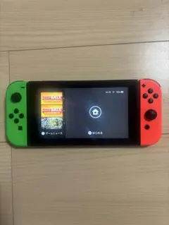 【動作確認済み】Nintendo Switch 本体 グリーン・レッドジョイコン