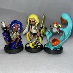 amiiboトリプルセット　オクトリング　インクリング　コジャケ　スプラトゥーン