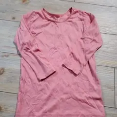 ピンク 長袖カットソー