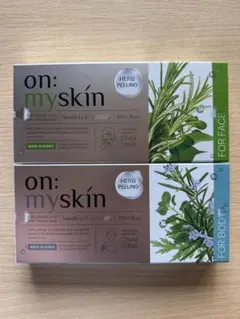 【新品未開封】on: myskin ハーブピーリング face・bodyセット