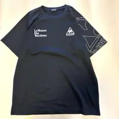 le coq sportif 黒 Tシャツ 半袖 L3097番