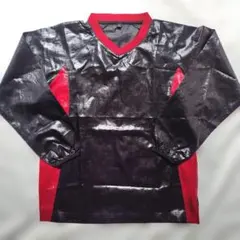 ピステ・ウィンドブレーカー 150 黒/赤 ジュニアピステ ノーブランド