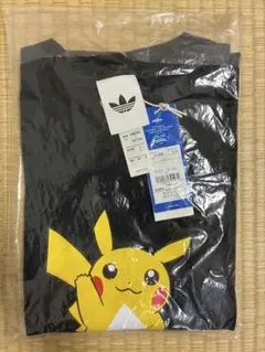 adidas Pokémon ピカチュウ Tシャツ XLサイズ　黒 1枚
