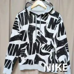 NIKE　パーカー　総柄　フーディー　ナイキ