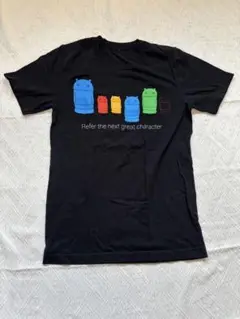 Google ドロイド君　ブラック　Tシャツ