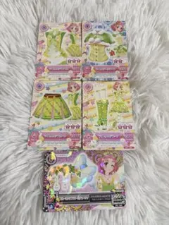 アイカツ 北大路さくら ライムトルテコーデ ブルーミングフラワーカチューシャ