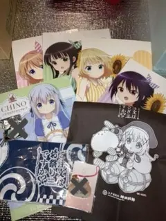 ごちうさ　ポスター　手ぬぐい　ストラップ　缶バッチ　グッズ　まとめ売り