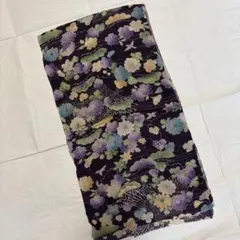 着物ハギレ　帯揚げサイズ　梅　桜　菊　鳥　大正ロマン　アンティーク　リメイク用