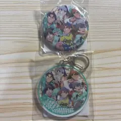 忍たま乱太郎　6年生　善法寺伊作　食満留三郎　非売品　缶バッジ　アクキー　2点