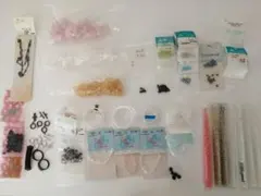 【値下】ビーズ＆アクセサリーパーツまとめ売り