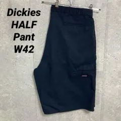 ディッキーズ　ネイビー　ハーフパンツ　チノパン　ビックサイズW42のサムネイル