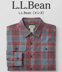 l.l bean チェックシャツ ネルシャツ　長袖　メッシュ　Mサイズ
