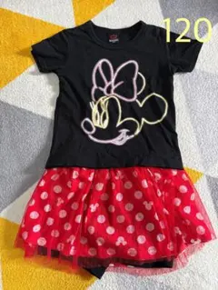 BABYDOLL ミニーちゃんTシャツ チュールスカッツ 120cm
