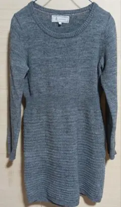 ROPÉ PICNIC グレー 長袖ニットワンピース 38