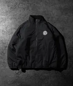 kutir 2wayリバーシブルナイロンボアブルゾン ブラック　sサイズ