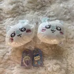 ちいかわモモンガモチモチフェイスマスコットロリポップチャームハチワレモモンガ