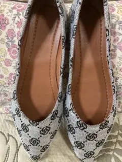 ロゴプリント スリッポン