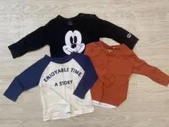 長袖Tシャツ 3枚セット 80cm
