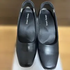 Smart Pumps ブラックパンプス 約5cmヒール
