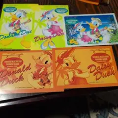 ディズニー ドナルドダック デイジーダック ポストカード 5枚セット