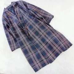 ジーナシス JEANASIS テーラードジャケット (F) チェック柄 ロング