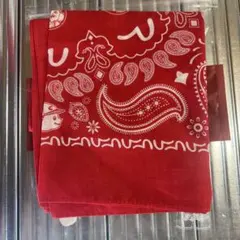 【EVISU３００円オークションスタート！】バンダナ 新品未使用　50✖️50cm