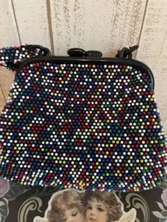 値下げビーズ装飾 ハンドバッグ